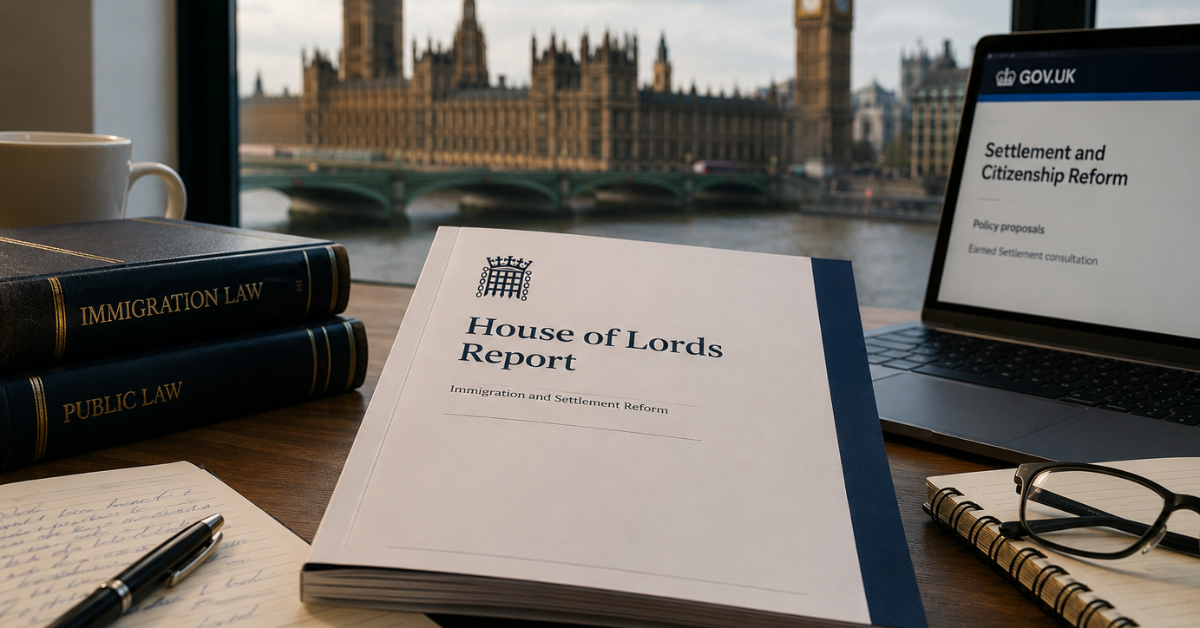 House of Lords Report Deals Major Blow to UK Settlement Reform Plans