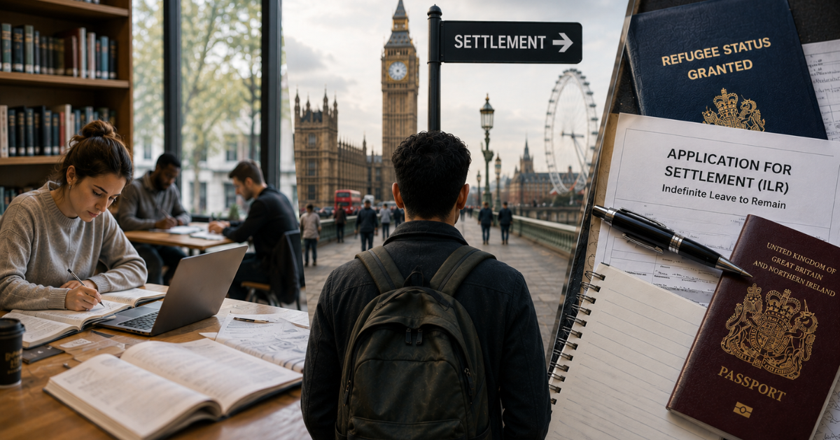 Person studying or working in the UK following proposed refugee settlement and protection route changes